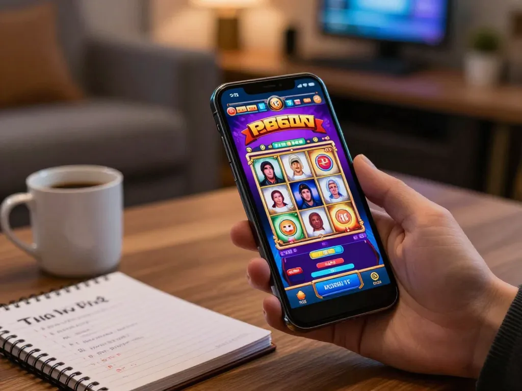 PH22 mobile app showcasing slot game in immersive gaming experience