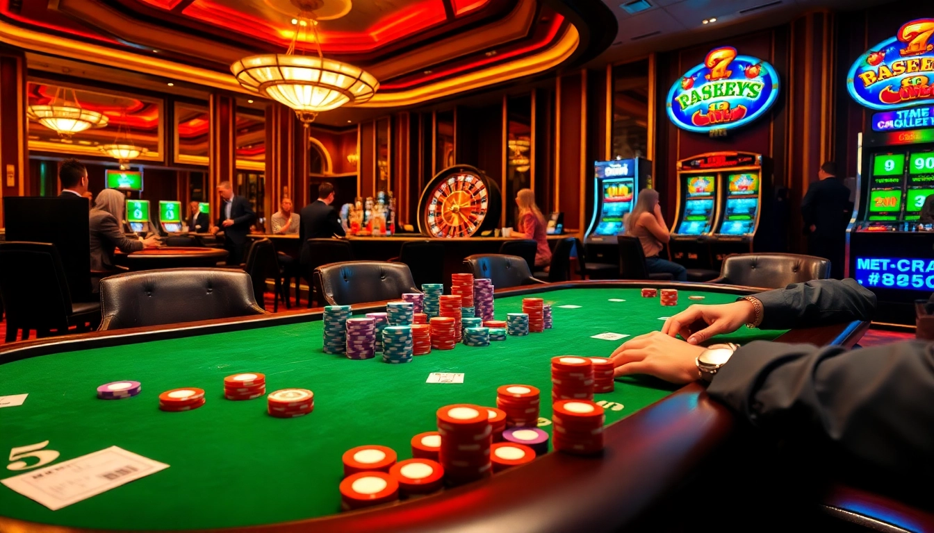 Experience the thrilling ambiance of online gambling at https://33winn.gold/, where excitement meets luxury in a vibrant casino scene.