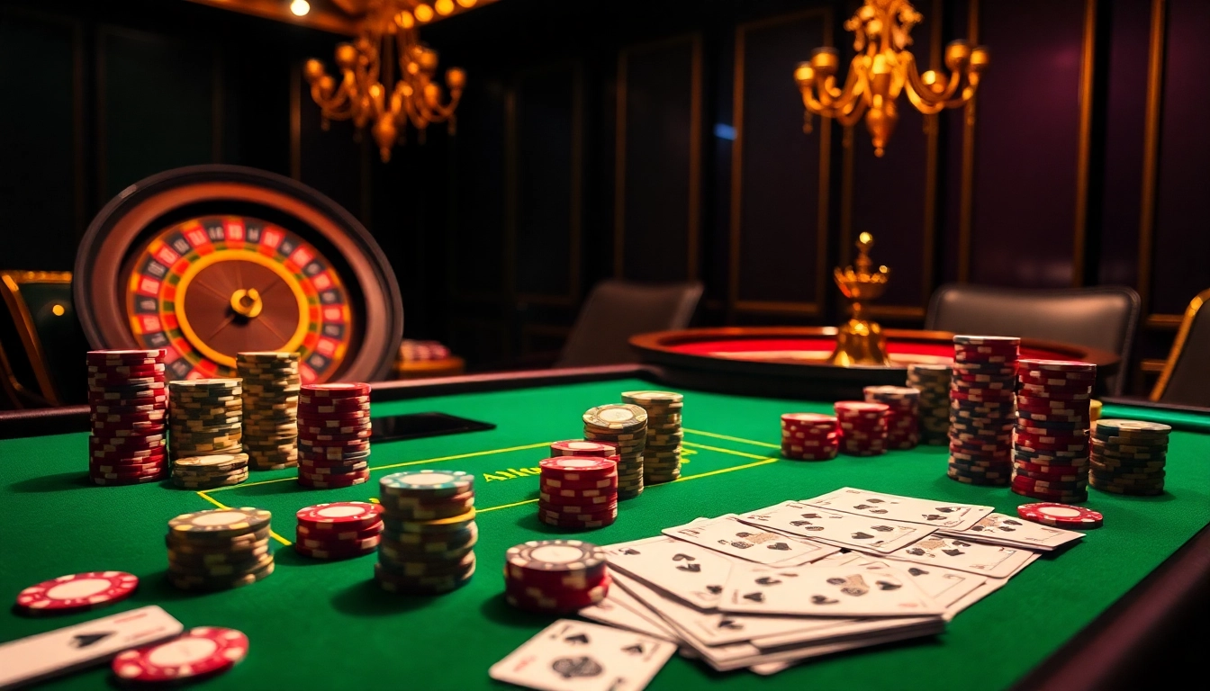 Alo789 players engaging in high-stakes casino action on a roulette table with colorful chips.