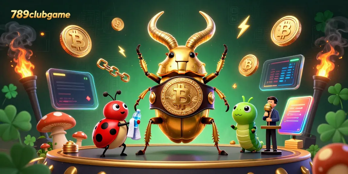 Engage in thrilling gameplay with 789clubgame, showcasing a dramatic casino showdown featuring vibrant characters and crypto elements.