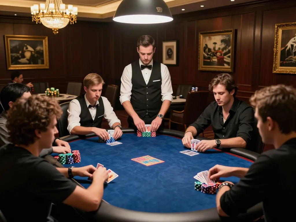 hd88 poker table featuring players strategizing during a high-stakes game