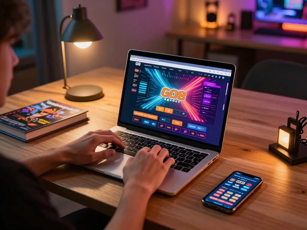 Engaging online gameplay at https://go8.agency/ with colorful graphics and strategy resources