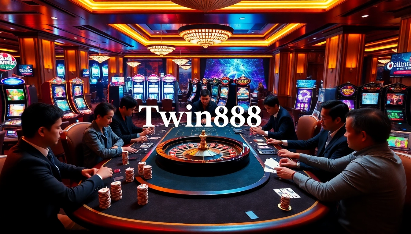 Experience thrill at Twin68's vibrant casino tables with professional dealers and exciting games.
