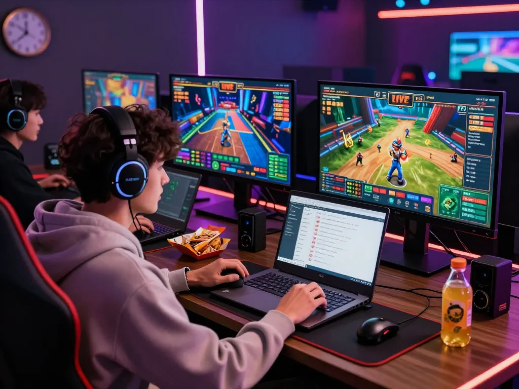 Engaging gaming scene with player experiencing hm88 online platform for a thrilling gaming session.