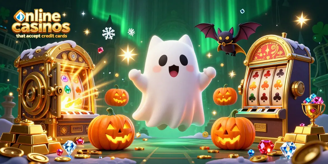 Experience thrilling adventures at online casinos that accept credit cards with spooky characters and treasure!