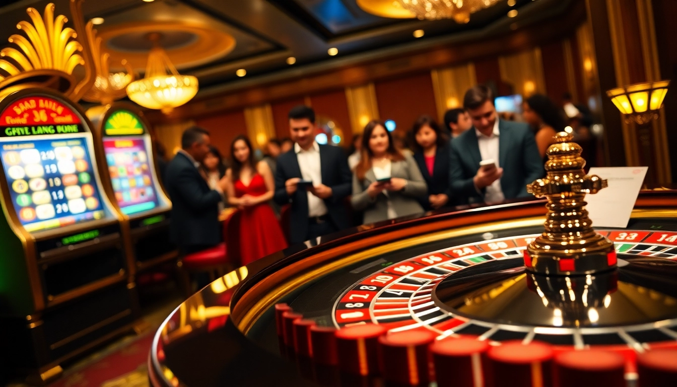 Exciting casino experience while registering with okfun đăng ký and winning big at roulette.