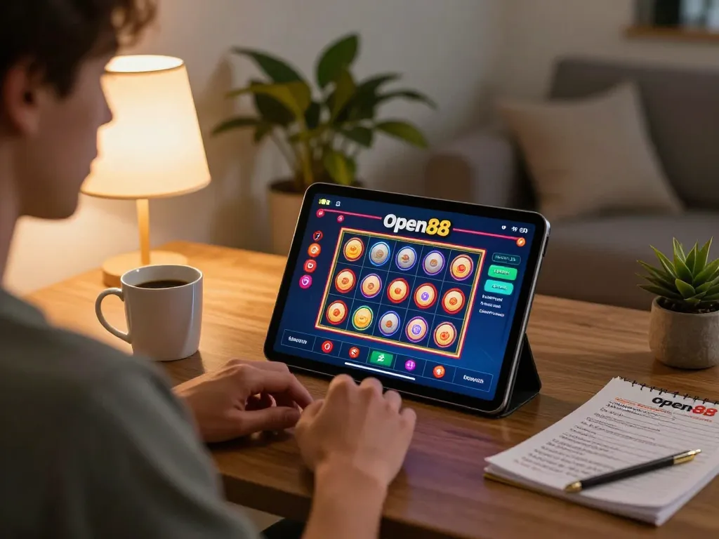 Experience open88 online gaming seamlessly in a cozy home setup while enjoying strategic play.