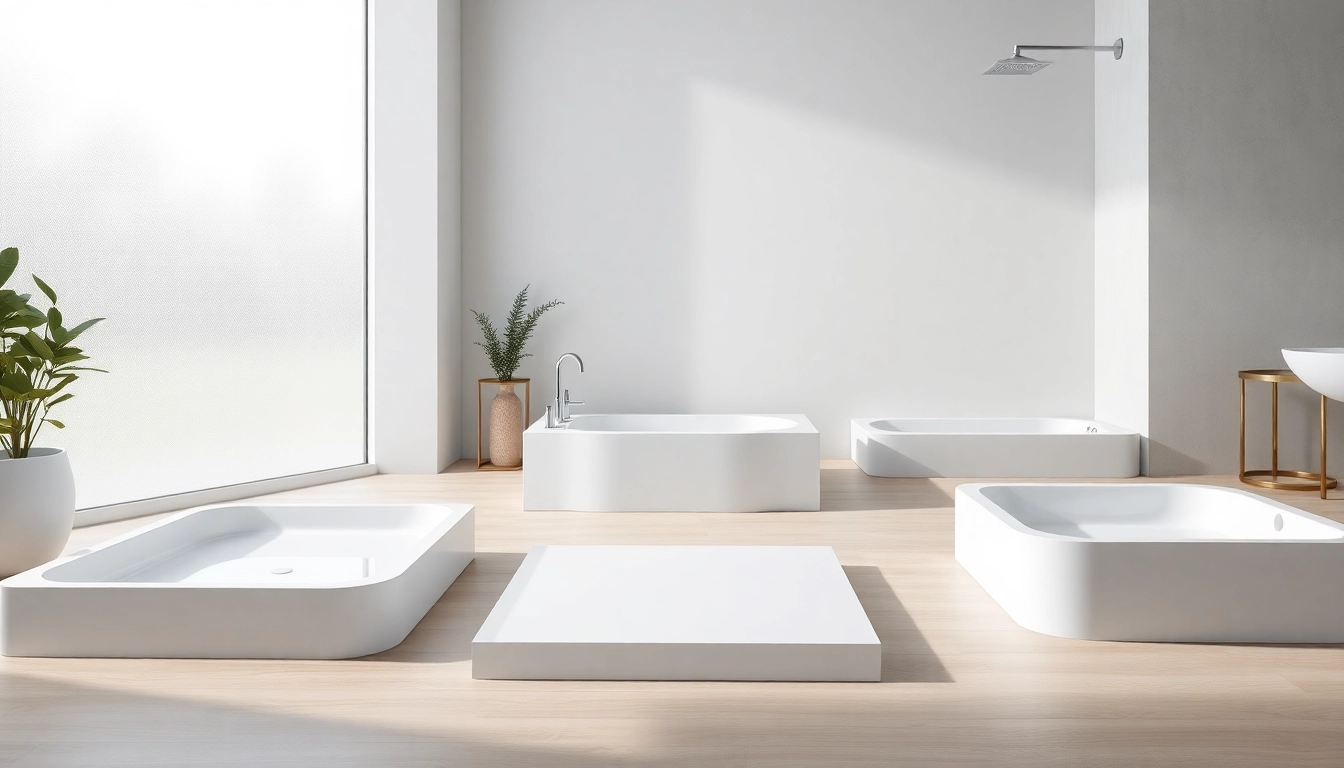 Explore the exquisite features of elegant shower bases in a luxurious bathroom setting.