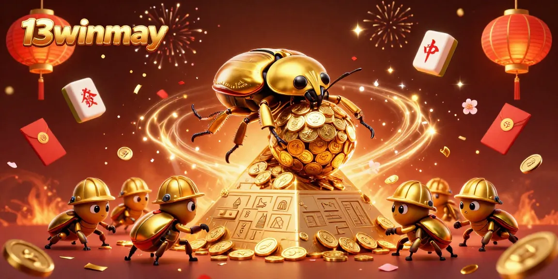 Experience the excitement of 13winmay with golden coins and festive casino themes.