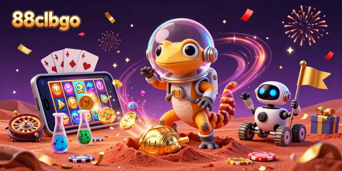 Experience vibrant gaming adventures at 88clbgo with interactive slot games and celebratory casino elements.