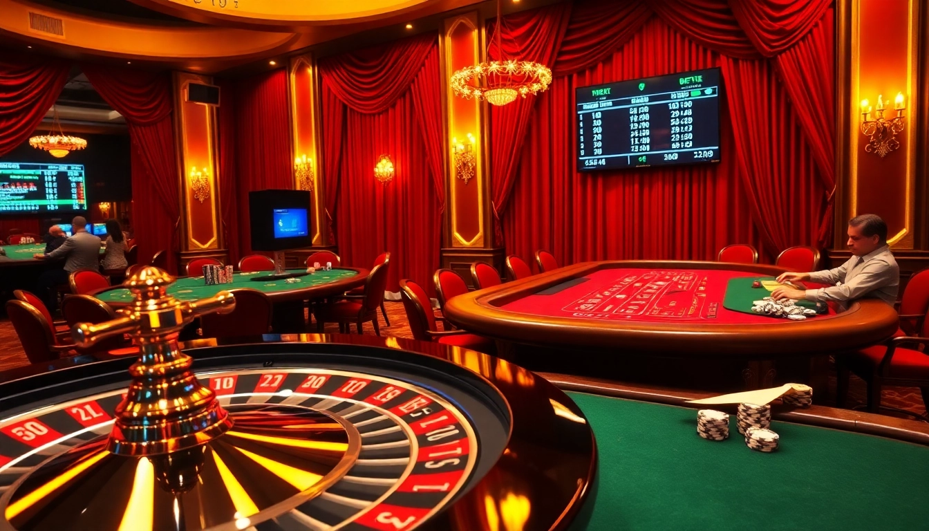 Experience fast-paced action at debet so casino with vibrant roulette and poker tables.