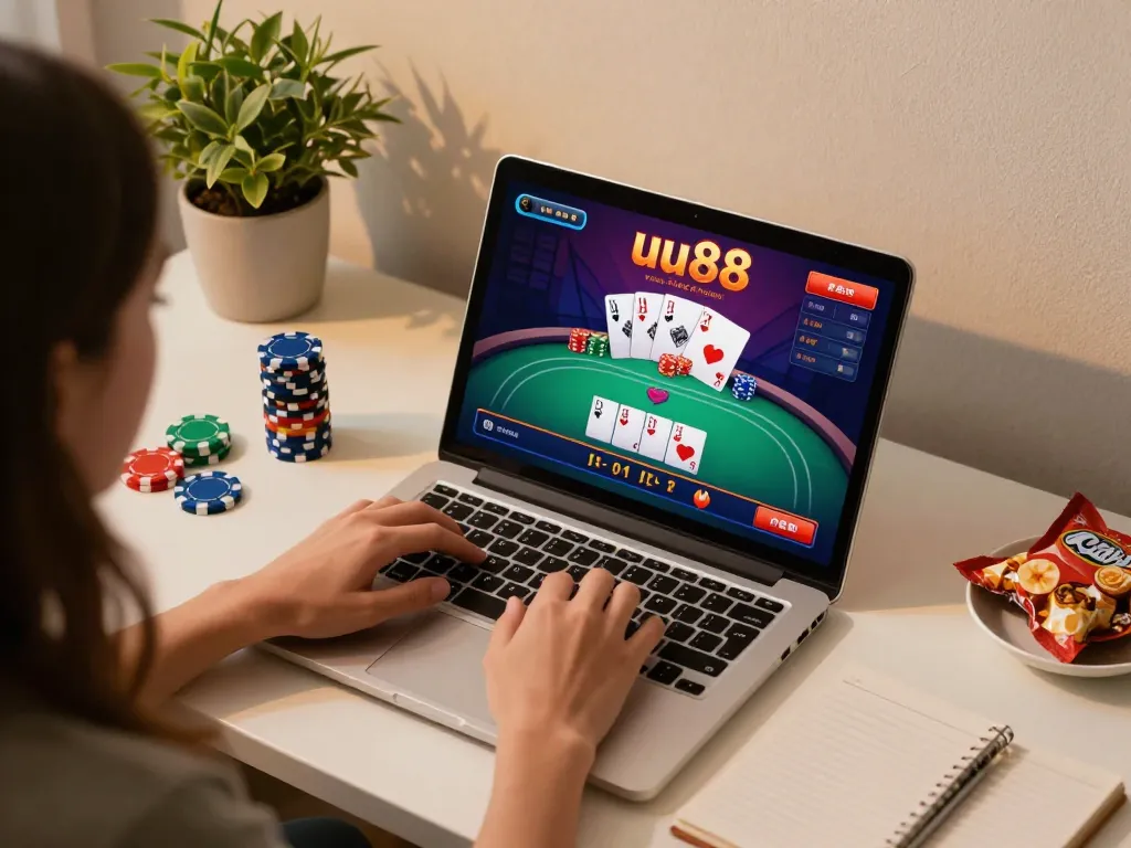 Engaged player optimizing their strategy in uu88 online gambling session.