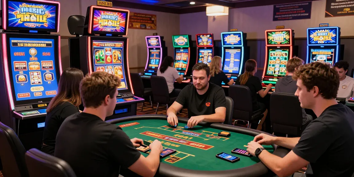 Players enjoying vibrant gaming environment at casinos that accept credit cards with modern technology and rewards.