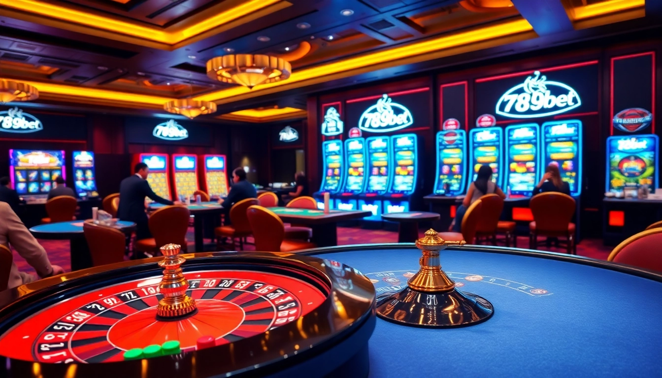 Players enjoying a lively game at the 789bet casino table, rich in color and excitement.