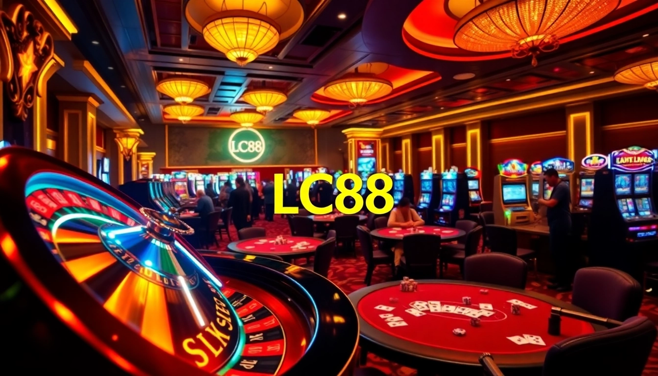 Experience the thrill of gaming at LC88 casino with vibrant tables and exciting gameplay.