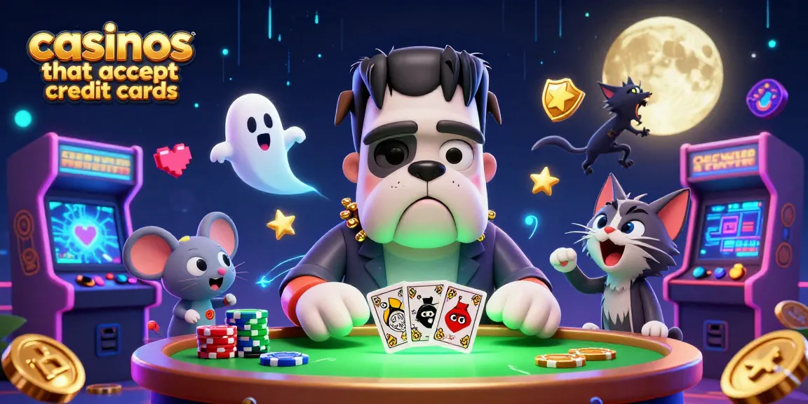Experience the thrill at casinos that accept credit cards with lively characters and vibrant gaming elements.