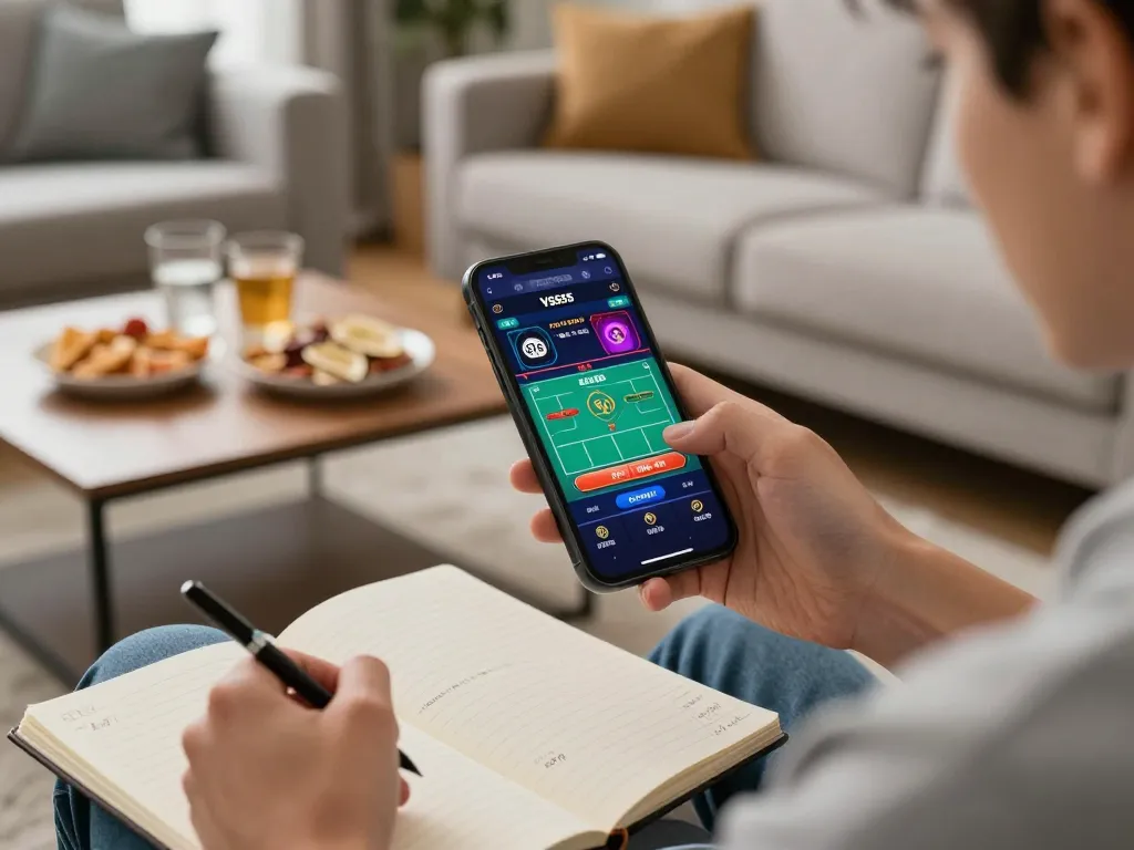 Play exciting games on the VS555 app while enjoying strategic gameplay in a cozy home setting.