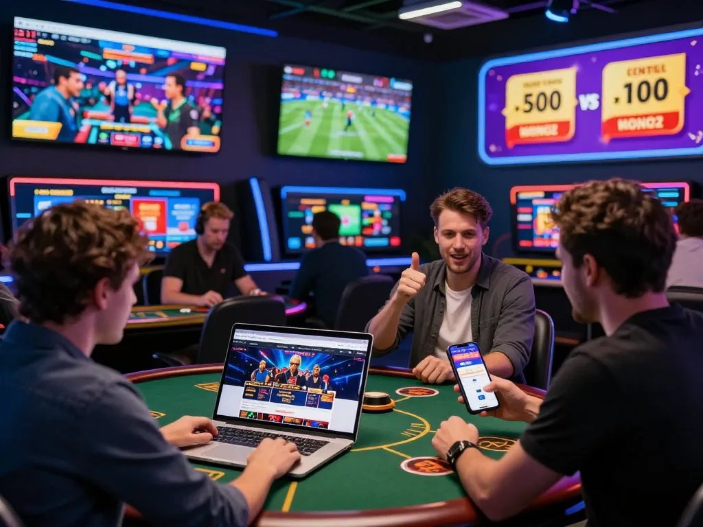 Xibet online gambling platform showing players enjoying diverse games and vibrant promotions.