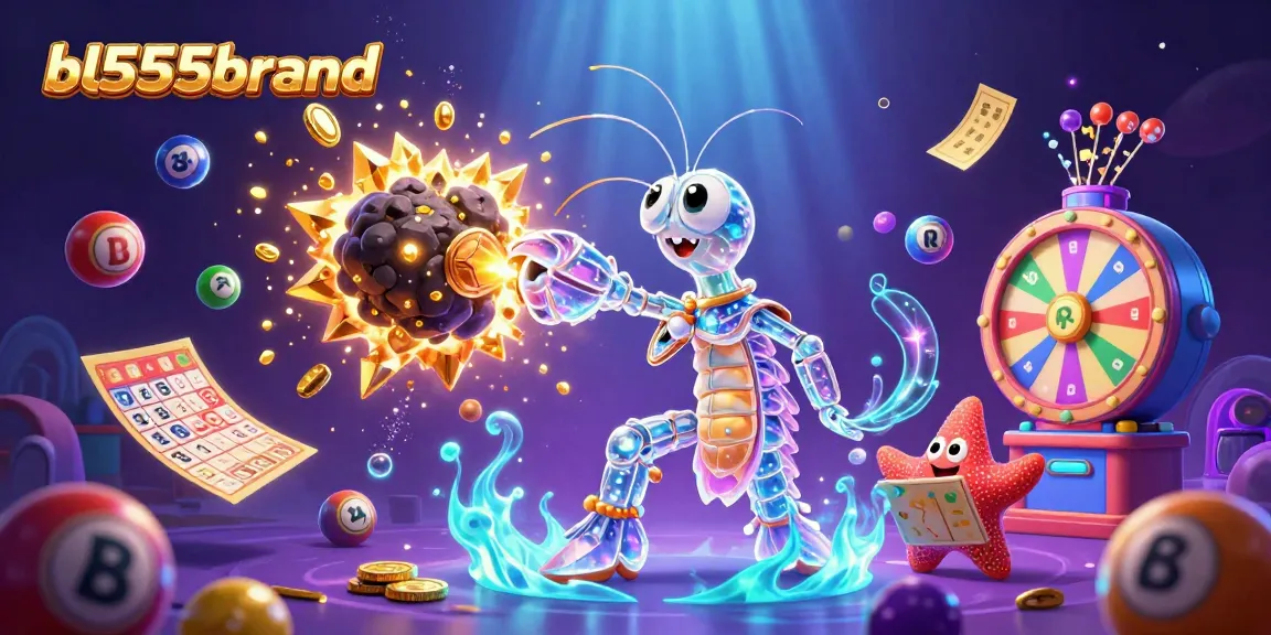 Engage with bl555brand's thrilling casino adventure as a galactic samurai mantis shrimp explodes asteroids into treasure.