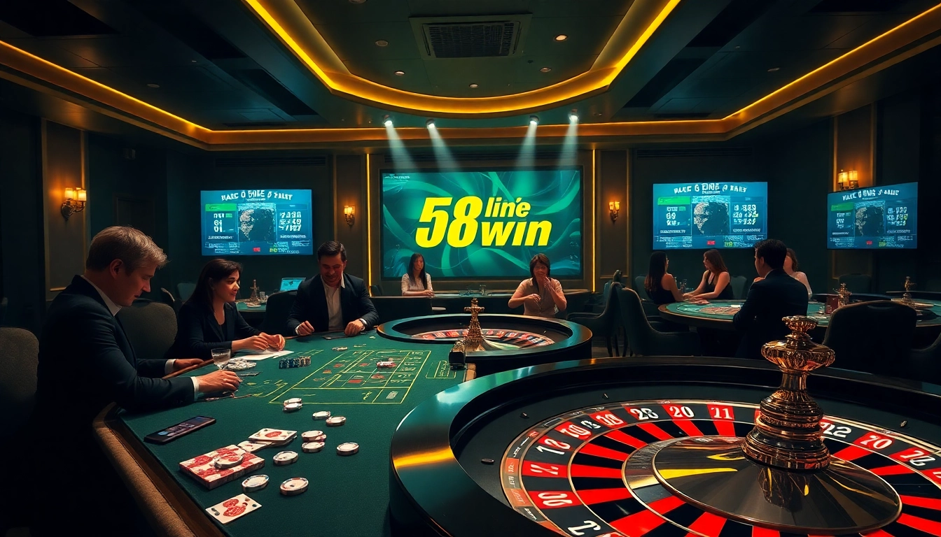 Experience the excitement of 58win đăng nhập as players engage in thrilling casino games.