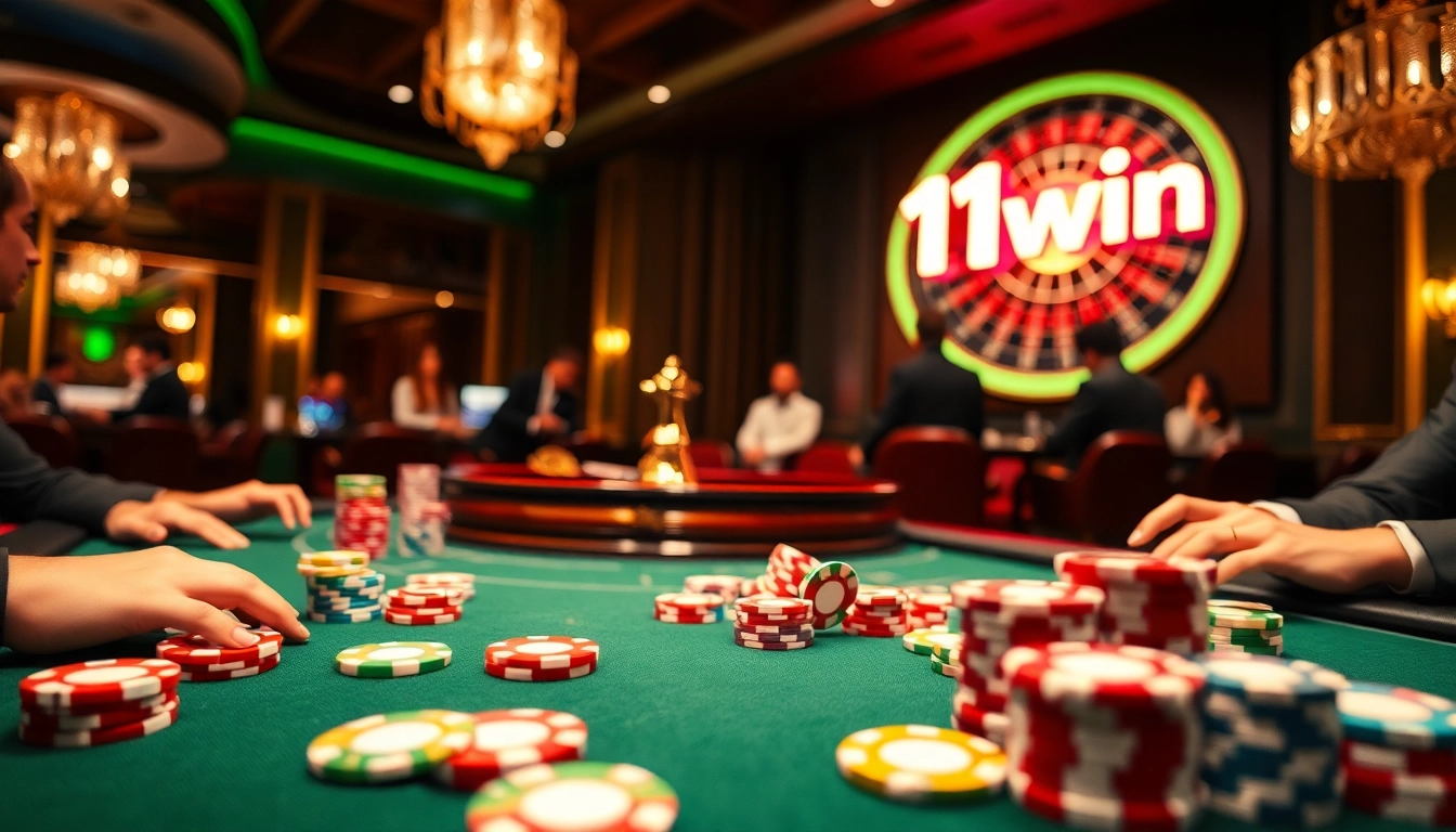 Experience thrilling gameplay at 11win with professional poker and roulette action.