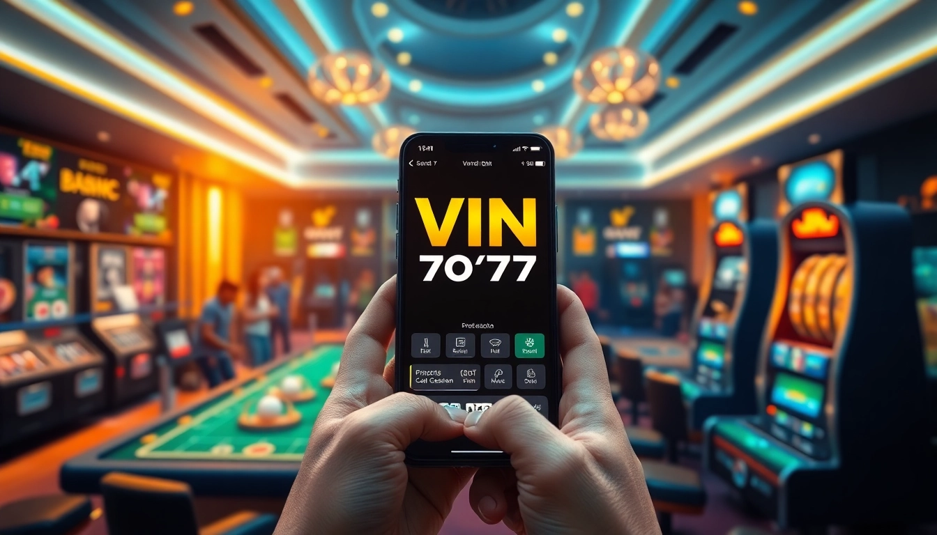 Experience the thrill of winning with VIN777 online gaming platform - vin777.gb.net interface showcasing diverse games.