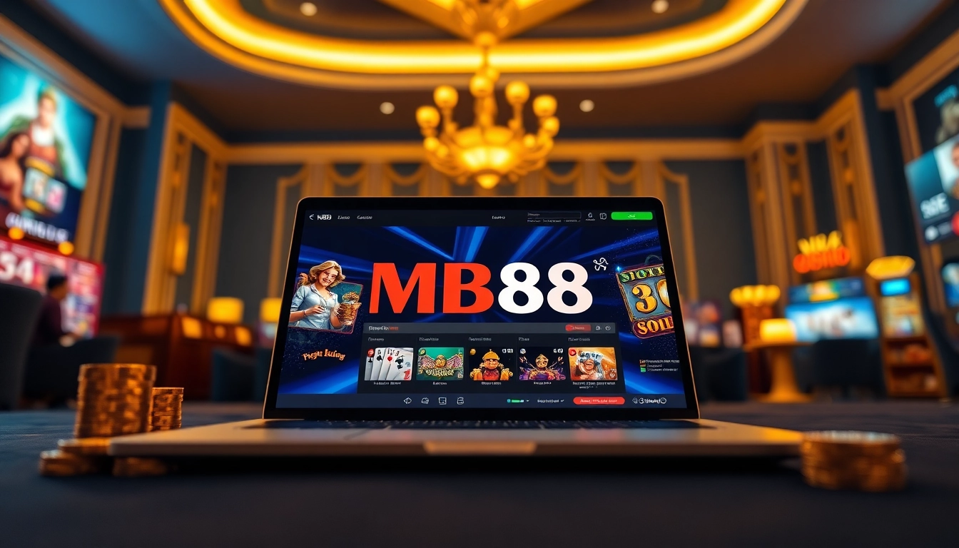 Experience MB88 online gaming with a modern casino interface and engaging visuals.