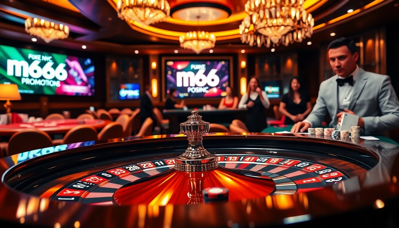 Experience the thrilling atmosphere of mb66.nyc with action-packed casino games and vibrant roulette tables.