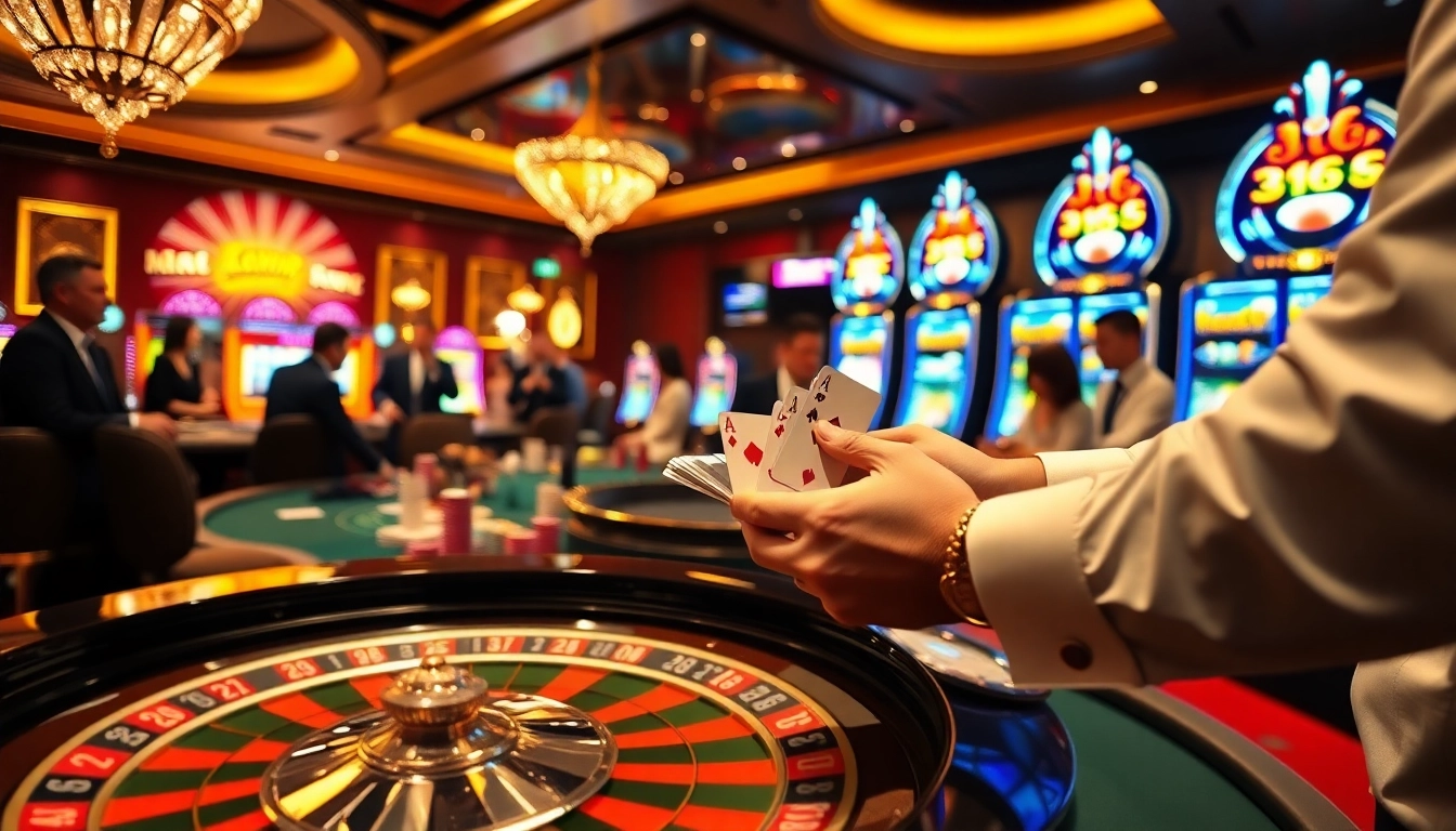 Experience thrilling gambling action at https://uk88.trading/ with vibrant casino visuals and eager players.