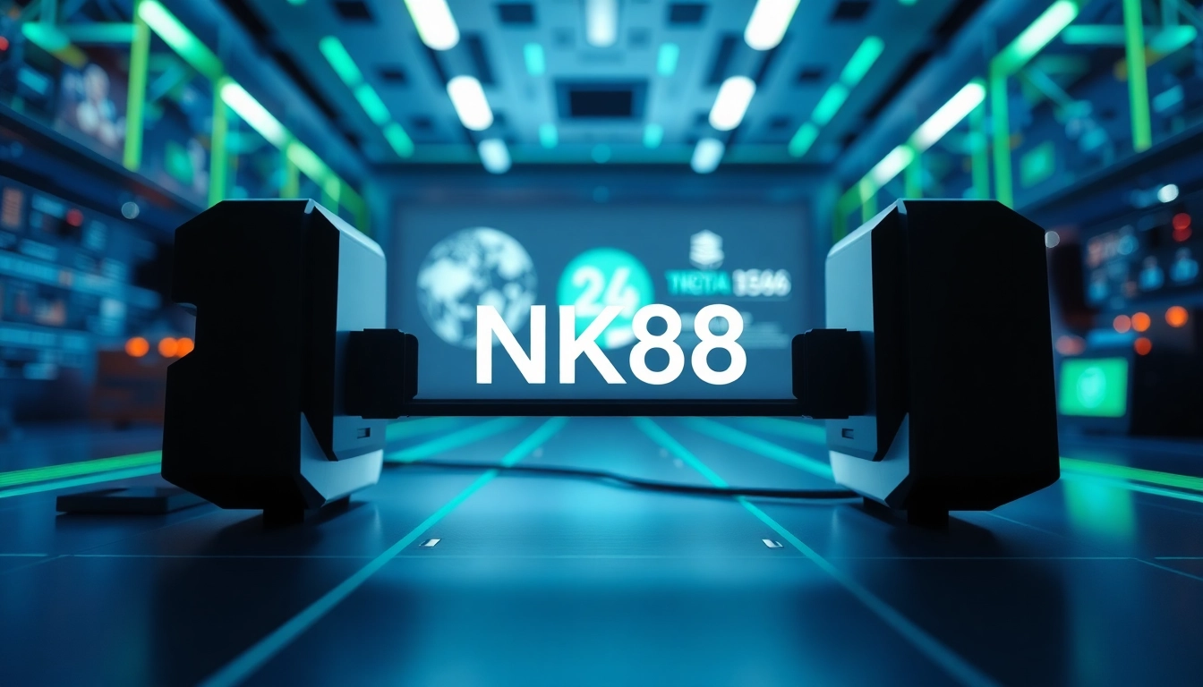 Innovative NK88 technology displayed in a modern, sleek setting with a vibrant color palette.