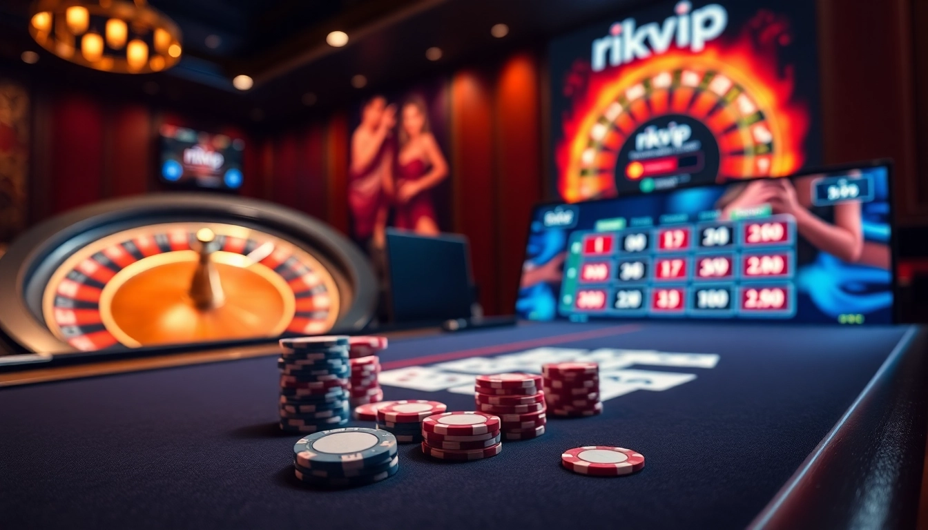 Experience high-stakes excitement at rikvip with vibrant casino visuals and engaging gameplay.