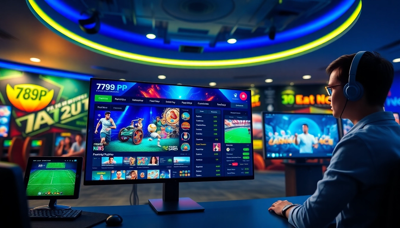 Engaging view of 789P betting platform showcasing vibrant user-friendly interface for online gambling.